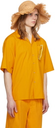 Marni Orange Printed Shirt