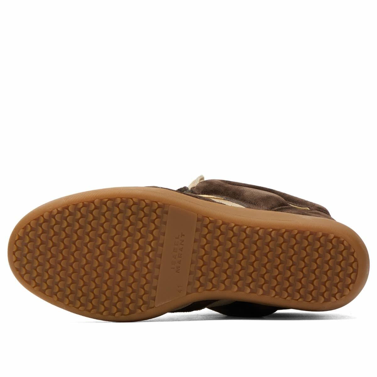 Isabel Marant Women's Bekett Sneakers in Chocolate/Sand Brown