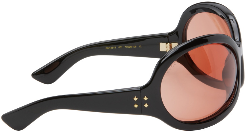Gucci Black Oversized Oval Sunglasses Gucci