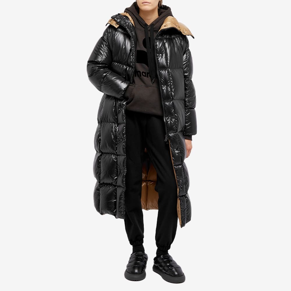 Moncler Women's Parnaiba Long Coat in Black Moncler