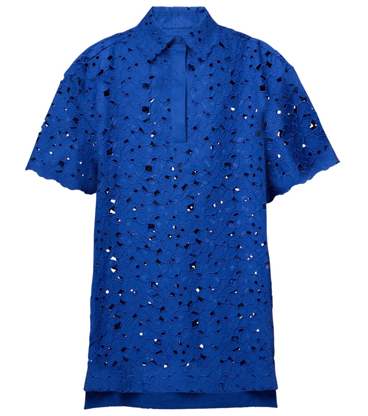 Photo: Rebecca Vallance Zaffre broderie anglaise cotton shirt