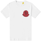 Moncler Men's 1952 Genius Oversized Logo T-Shirt in White