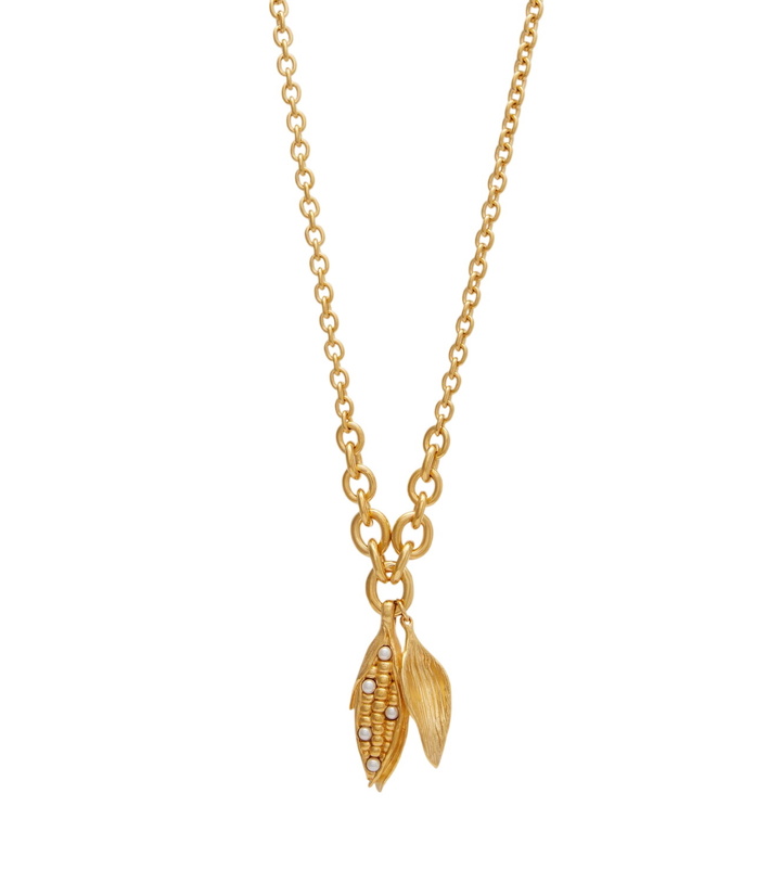 Photo: Chloé Faux pearl-embellished chain necklace