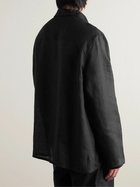 LOEWE - Paula's Ibiza Oversized Broderie Anglaise Linen Shirt - Black