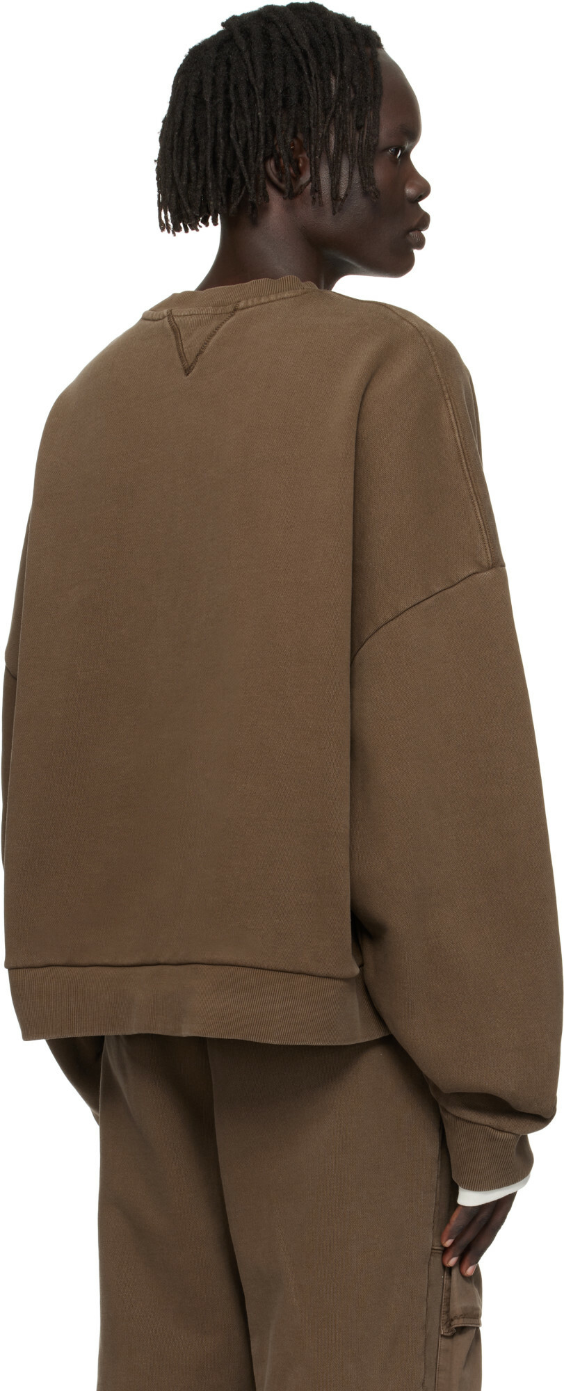 Entire Studios Brown Box Crew Sweatshirt