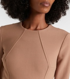 Emilia Wickstead Ucellina belted paneled midi dress