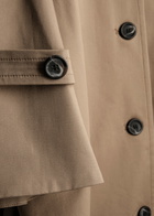 BY Malene Birger Alanis Stretch-cotton Trench Coat Light Brown