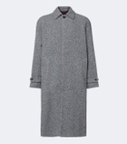 Rubinacci Herringbone wool, silk, and cashmere coat