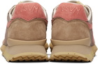 visvim Taupe & Pink FKT Runner Sneakers