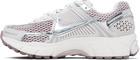 Nike White & Silver Zoom Vomero 5 Sneakers