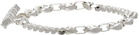 WWW.WILLSHOTT Silver Split Chain Bracelet