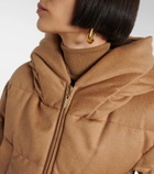 Max Mara The Cube Dalia camel hair puffer jacket