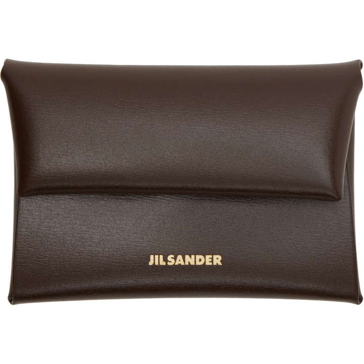 Photo: Jil Sander Brown Folded Coin Pouch