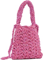 Marco Rambaldi Pink Crocheted Bag