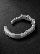 HOORSENBUHS - 18-Karat White Gold Diamond Single Hoop Earring