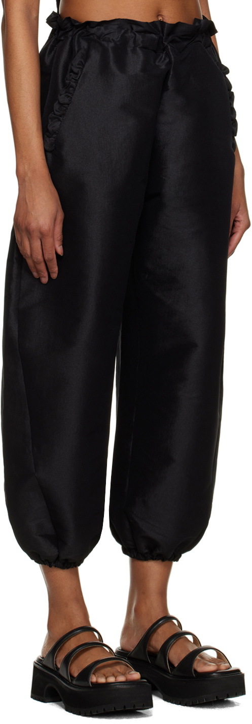 Kika Vargas SSENSE Exclusive Black Danica Trousers