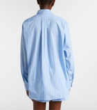 Hunza G Striped cotton polin shirt