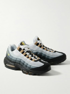 Nike - Air Max 95 Suede and Mesh Sneakers - Gray