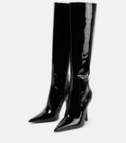 Blumarine - Leather knee-high boots