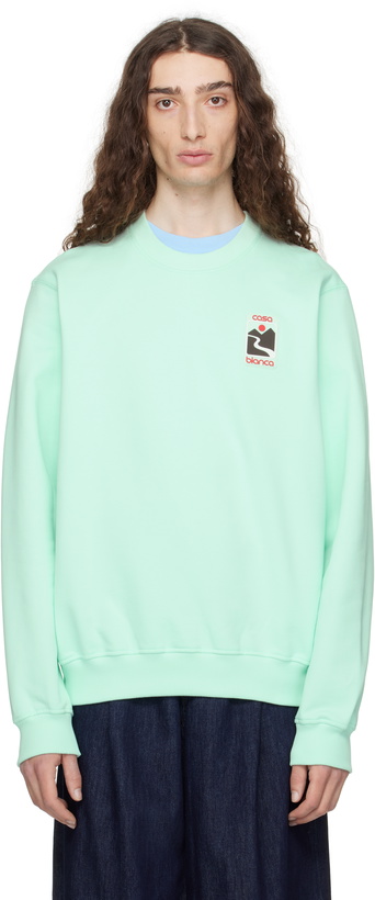 Photo: Casablanca Green Sunset Valley Sweatshirt