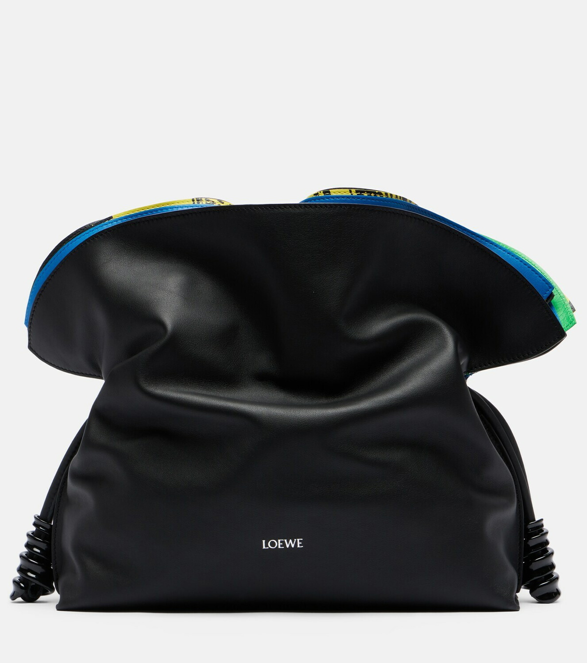 Loewe Flamenco leather clutch