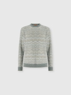 Missoni - Cashmere and viscose zig zag pullover, Men, Beige
