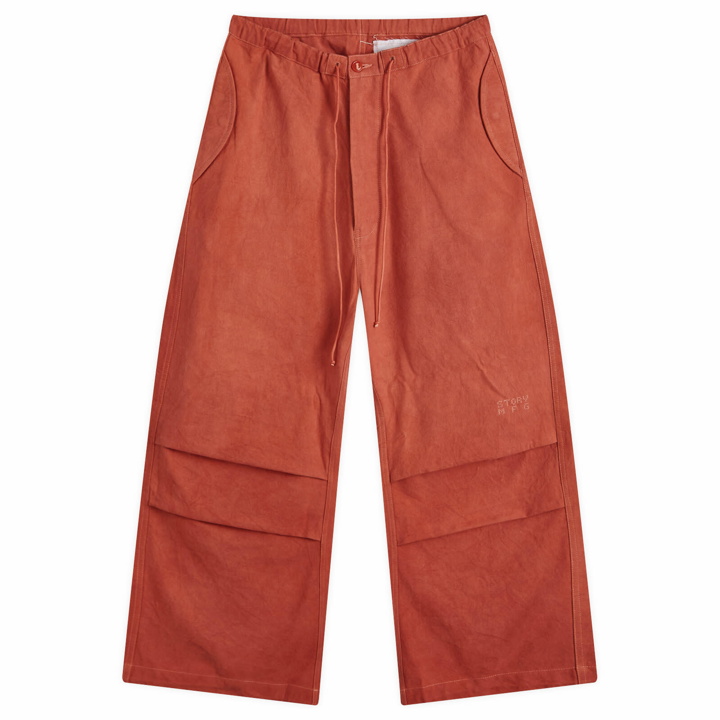 Photo: Story mfg. Women's Paco Pants in Ancient Pink Slub