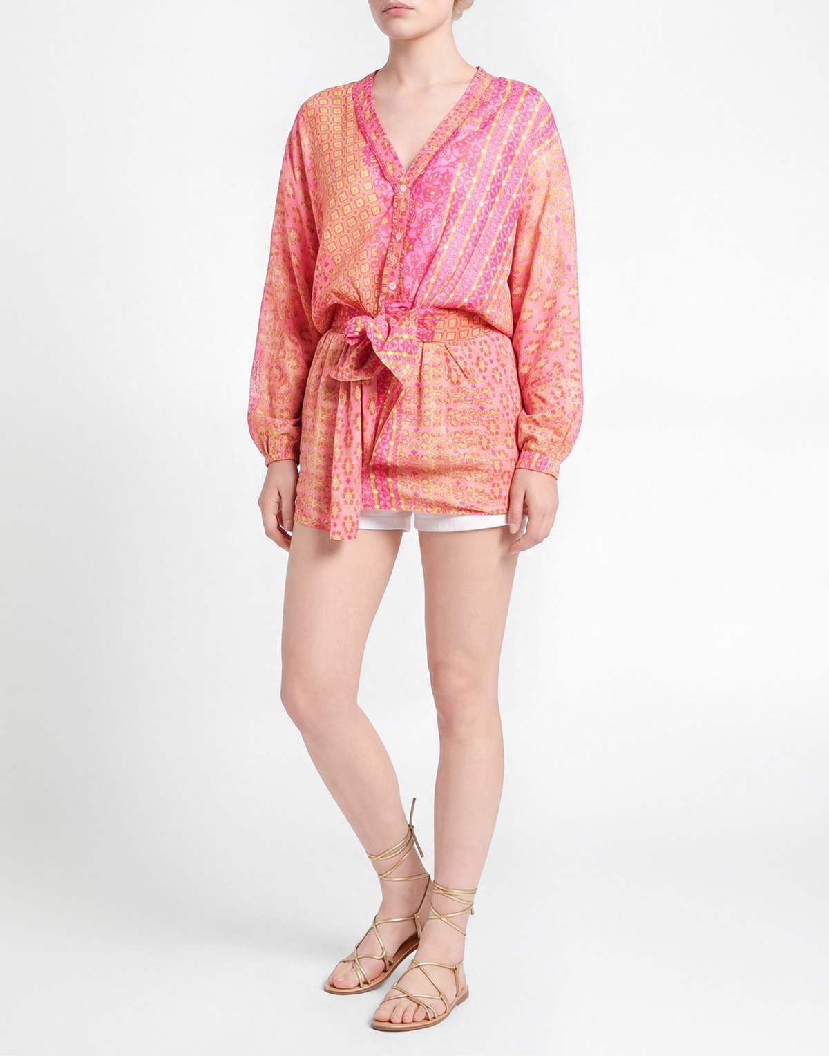 Poupette St Barth Womens Playsuit in Pink