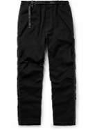 And Wander - Straight-Leg Belted Shell Trousers - Black