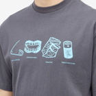Lo-Fi Men's Inventory T-Shirt in Washed Black