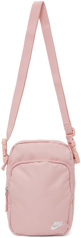 Photo: Nike Pink Canvas Heritage 2.0 Crossbody Bag