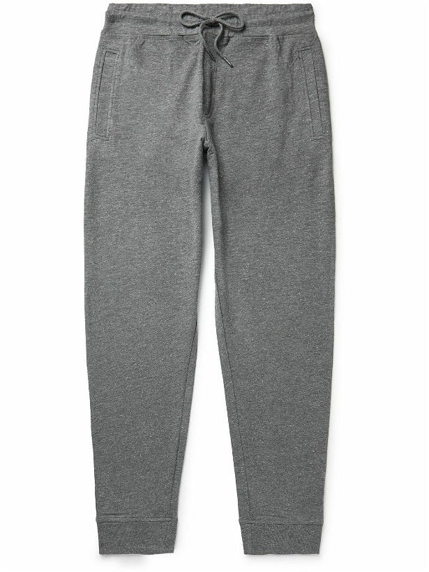 Photo: Peter Millar - Lava Wash Slim-Fit Tapered Stretch Cotton and Modal-Blend Jersey Sweatpants - Gray
