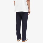 Homme Plissé Issey Miyake Men's Pleated Straight Leg Pant in Navy