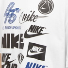 Comme des Garçons Black Men's x Nike Oversized Logos Print T-Shirt in White