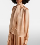 Ulla Johnson Ornament tie-neck silk chiffon blouse