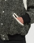 Kenzo Wool Varsity Jacket Silver Bomber Jackets
