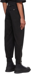 Alexander McQueen Black Cotton Cargo Pants