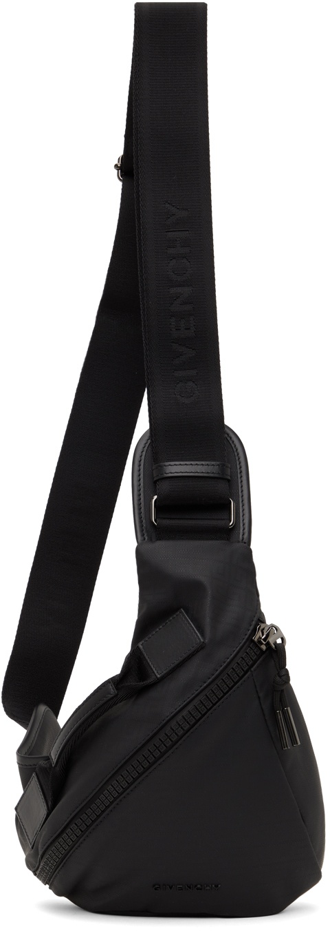 Photo: Givenchy Black Small G-Zip Triangle Bag