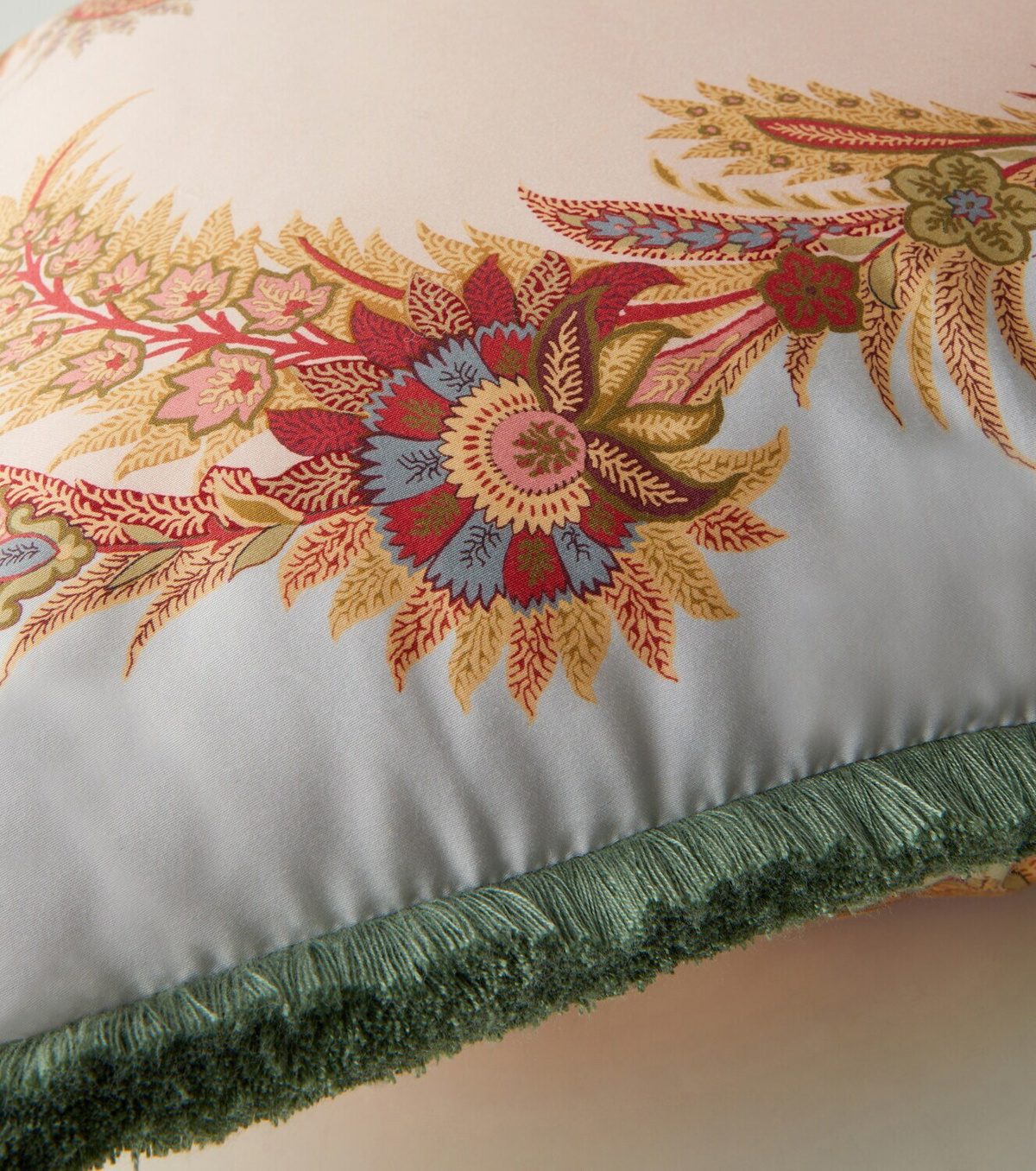 Etro Pegaso floral cotton cushion