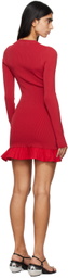 SIMONMILLER Red Otto Minidress