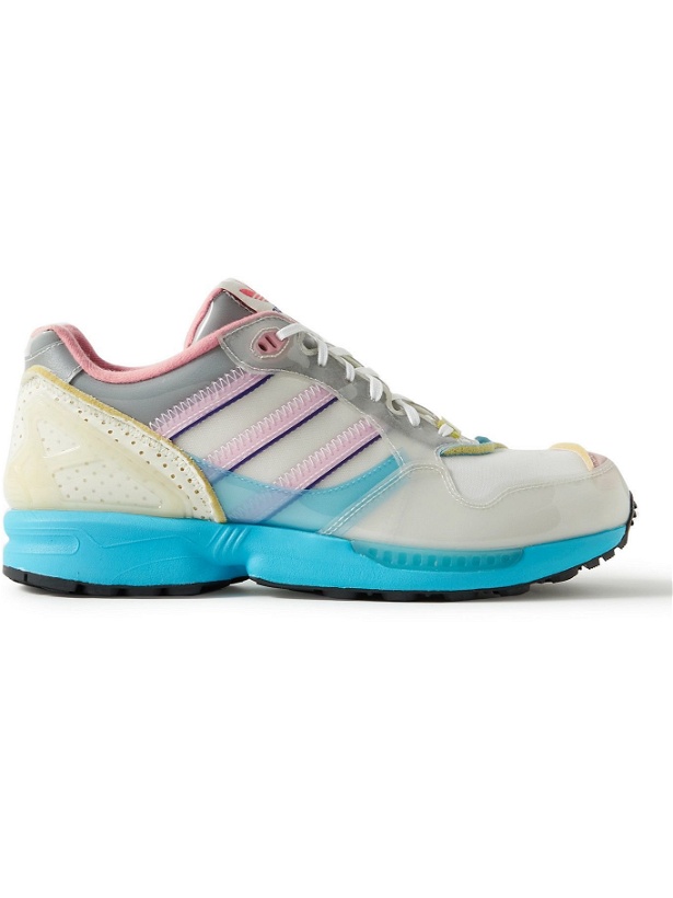 Photo: ADIDAS CONSORTIUM - XZ0006 Inside Out Rubber-Trimmed Mesh Sneakers - White