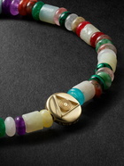 Luis Morais - Gold and Agate Beaded Bracelet