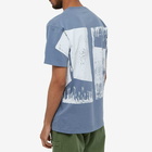 Stone Island Men's Xilografia Back Print T-Shirt in Dark Blue