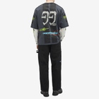 Men's AAPE AOP Racing Long Sleeve T-Shirt in Dark Grey