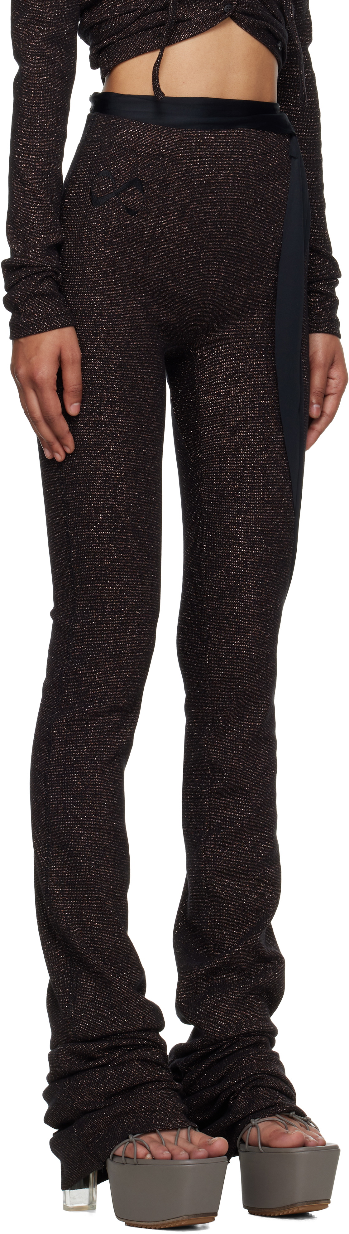 Ottolinger Brown Drape Lounge Pants