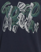 Giorgio Armani Mens T-shirt in Navy