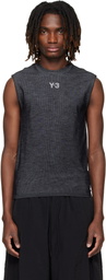Y-3 Black & Gray Mercedes-AMG F1 Edition Engineered Tank Top