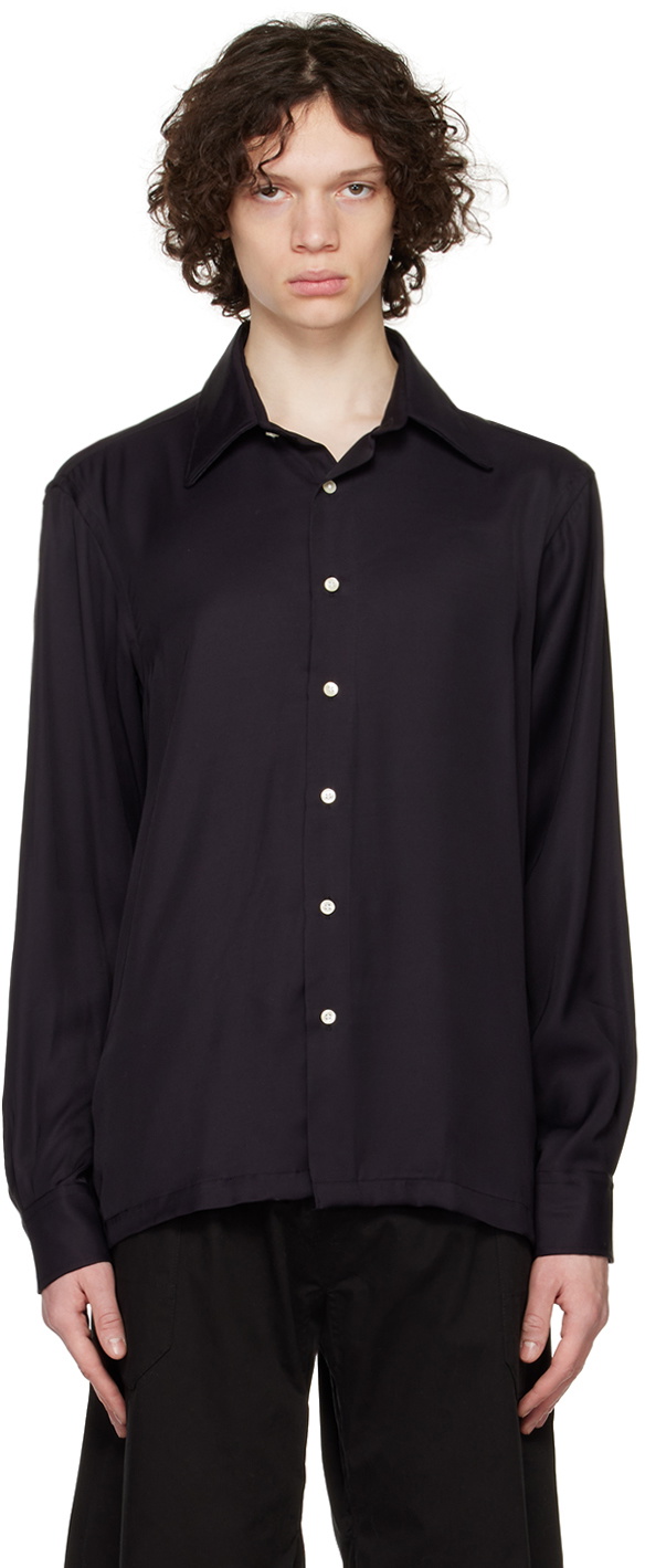 Factor's Black Button Up Shirt
