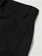 Séfr - Jiro Straight-Leg Twill Trousers - Black