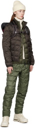 TAION Green High Neck Down Vest